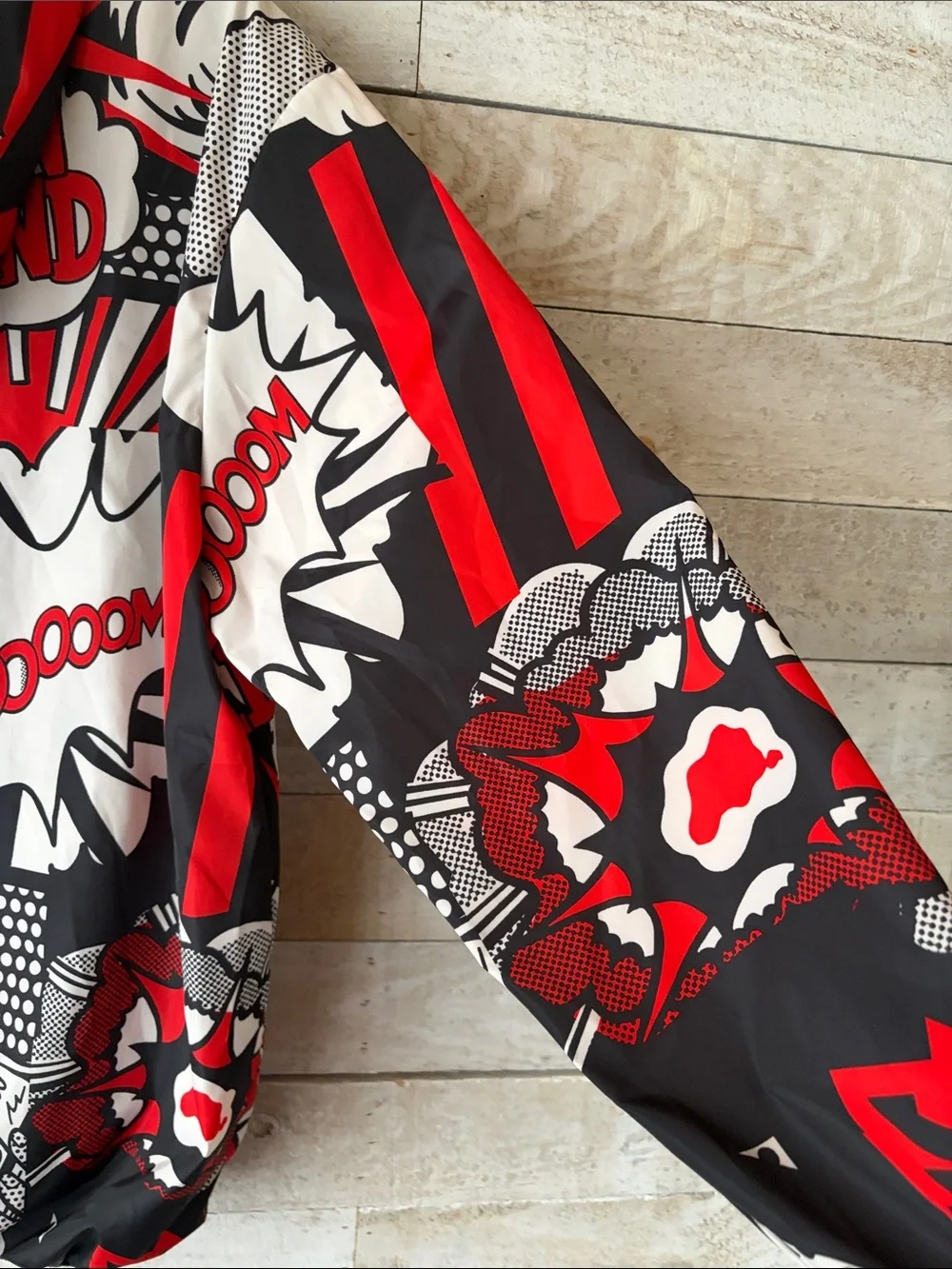 Reason Comic Book Print hooded windbreaker - Picture 5 of 8